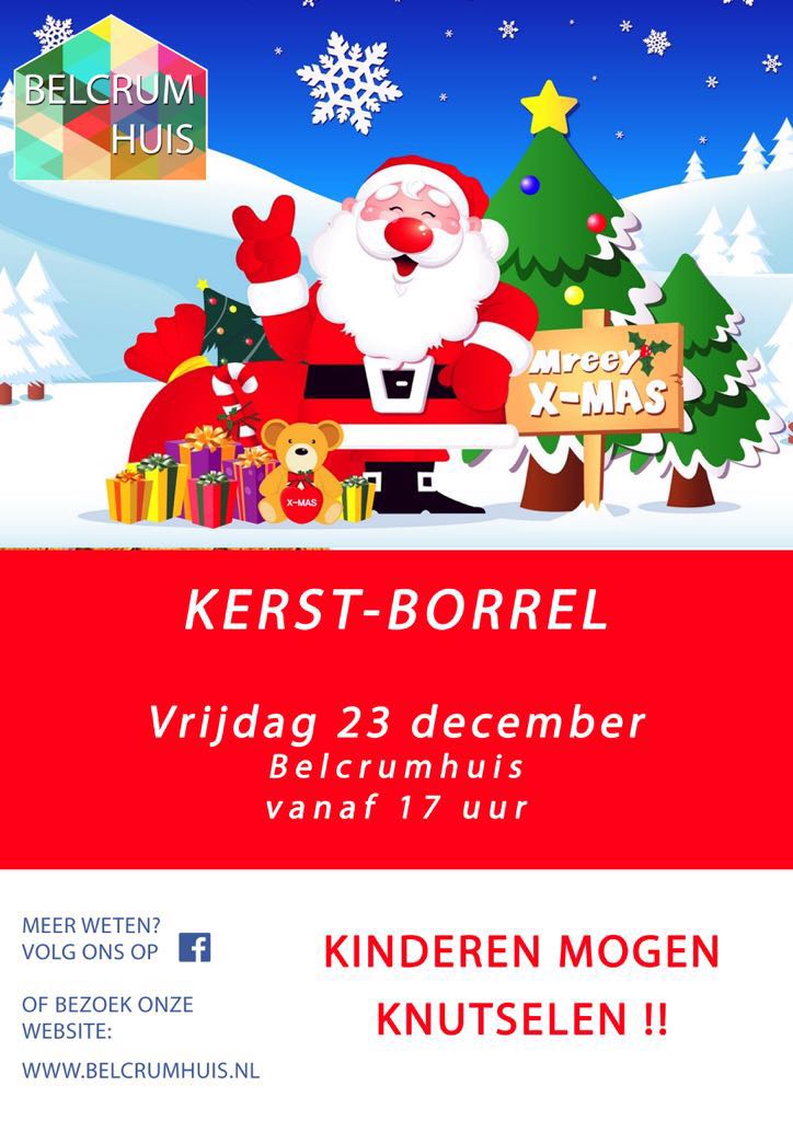 Kerst borrel vr 23-12