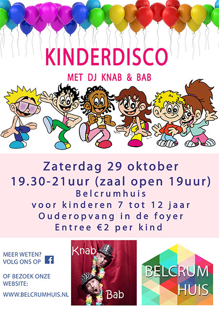 Kinderdisco 29 oktober